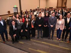 Reconocen a jóvenes estudiantes por organización de eventos