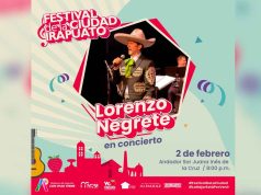 Iniciará festival de la ciudad con concierto de Lorenzo Negrete