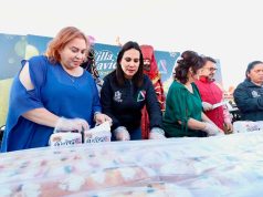 Disfrutan Irapuatenses de Mega Rosca de Reyes