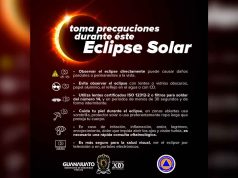 Exhortan a ciudadanía a tomar precauciones ante eclipse total de sol