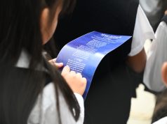 Estudiantes irapuatenses entonan himno de Guanajuato