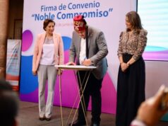 Firman convenio “noble compromiso” en beneficio de la niñez irapuatense