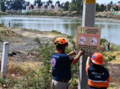 REFUERZAN INSPECCIONES EN CUERPOS DE AGUA POR TEMPORAL DE LLUVIAS