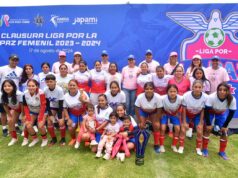 SE CORONAN CAMPEONAS DE LIGA POR LA PAZ MUJERES DE LA 18 DE AGOSTO