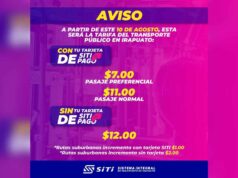 ENTRA EN VIGOR TARIFA DIFERENCIADA EN EL TRANSPORTE PÚBLICO