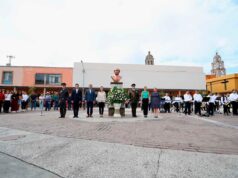 REALIZAN GUARDIA DE HONOR Y ENCOMIENDA DEL FUEGO SIMBÓLICO