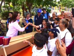 ENTREGAN KITS DE LIMPIEZA PARA PARQUES