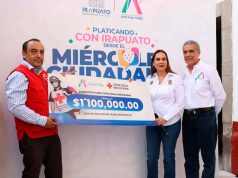 Contribuye gobierno de Irapuato a colecta de la cruz roja