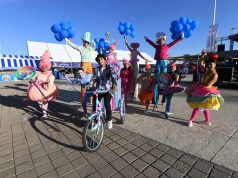 Tempo: show sobre hielo en feria de las fresas 2025