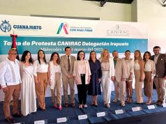 Toma protesta nuevo consejo directivo de CANIRAC Irapuato