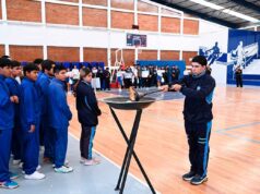 Realizan juegos deportivos de bachillerato