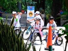 Impulsan movilidad segura con Bici Escuela para niñas y niños de Irapuato