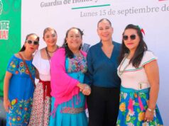 REALIZAN GUARDIA DE HONOR A MIGUEL HIDALGO Y ENCOMIENDAN FUEGO SIMBÓLICO