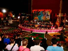 INICIAN FESTIVAL REVIVIENDO TRADICIONES CON ENCENDIDO DE ALTAR MONUMENTAL