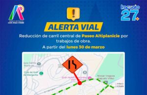 HABRÁ AJUSTES TEMPORALES EN CIRCULACIÓN DE BULEVAR A VILLAS