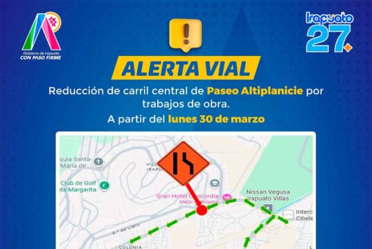 HABRÁ AJUSTES TEMPORALES EN CIRCULACIÓN DE BULEVAR A VILLAS