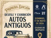 IRAPUATO SE VISTE DE GALA CON LA 1.ª EDICIÓN DEL DESFILE Y EXHIBICIÓN DE AUTOMÓVILES ANTIGUOS