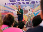 TRABAJAN POR LA SEGURIDAD VIAL CON MOTO ESCUELA EN IRAPUATO