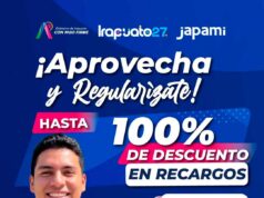 INVITA JAPAMI A REGULARIZAR ADEUDOS CON DESCUENTOS DE HASTA EL 100% EN RECARGOS