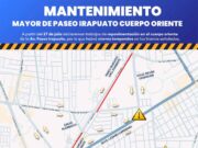 INICIARÁ MANTENIMIENTO MAYOR EN CUERPO ORIENTE DE PASEO IRAPUATO